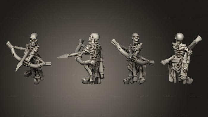Military figurines (Skeleton Solo 06, STKW_12476) 3D models for cnc
