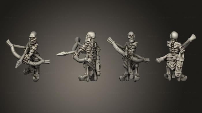 Military figurines (Skeleton Solo 09, STKW_12479) 3D models for cnc