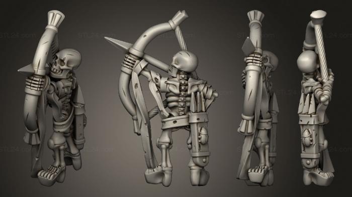 Military figurines (Skeleton Solo 10, STKW_12480) 3D models for cnc