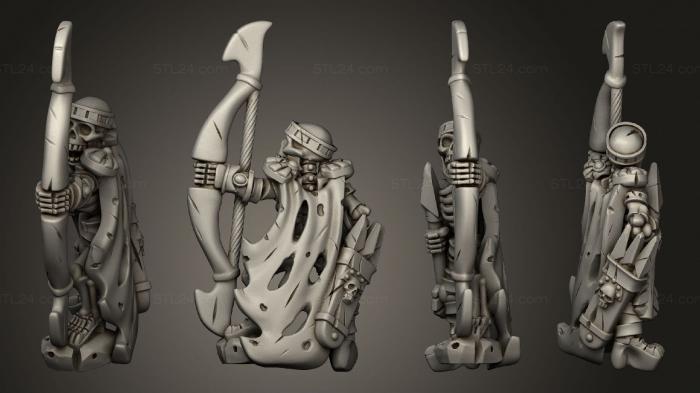 Military figurines (Skeleton Solo 18, STKW_12487) 3D models for cnc