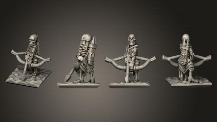 Military figurines (Skeleton Solo 30, STKW_12499) 3D models for cnc