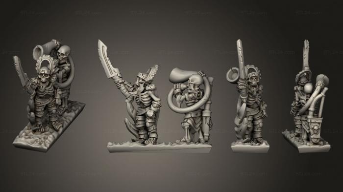 Military figurines (Skeleton Strip Lider 01, STKW_12527) 3D models for cnc