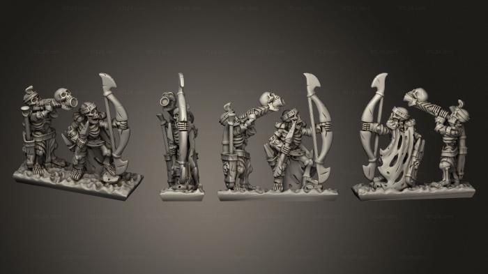 Military figurines (Skeleton Strip Lider 02, STKW_12528) 3D models for cnc