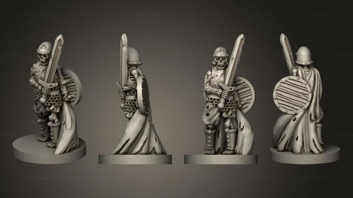 Military figurines (Skeleton Warriors Set 1 02, STKW_12532) 3D models for cnc