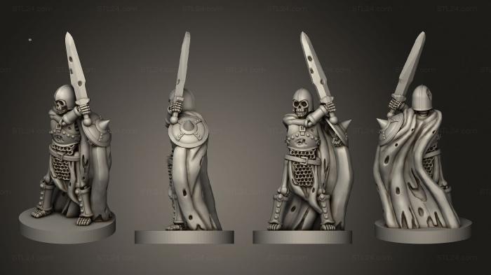 Military figurines (Skeleton Warriors Set 1, STKW_12534) 3D models for cnc