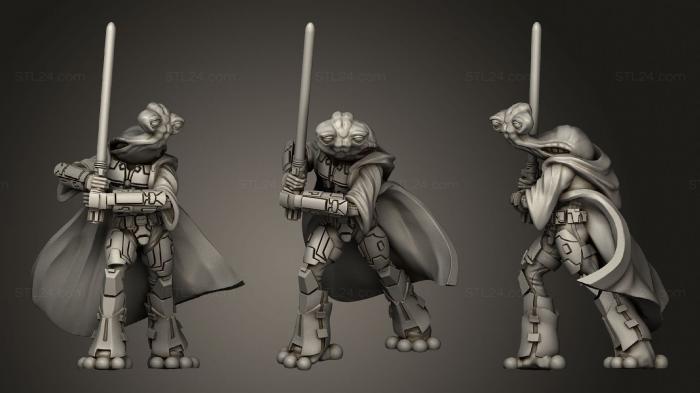 Military figurines (Ithorian Guardian Jedi, STKW_1257) 3D models for cnc