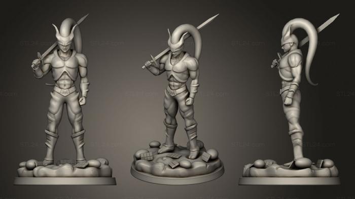 Military figurines (Janemba Majin buu fusion 3D, STKW_1261) 3D models for cnc