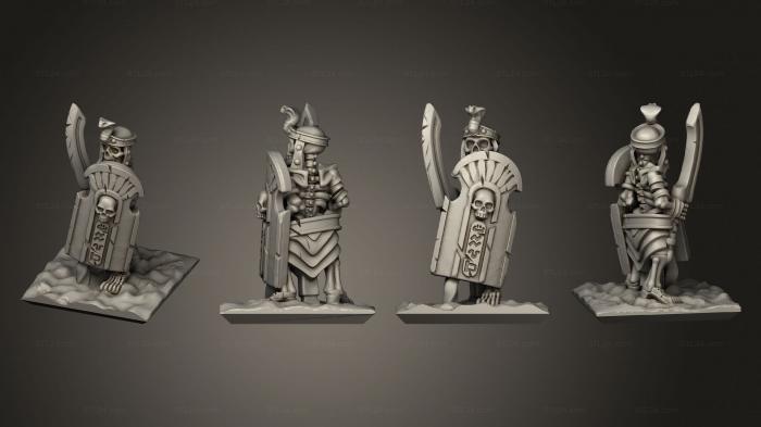 Military figurines (Skeletons Sword 09, STKW_12645) 3D models for cnc