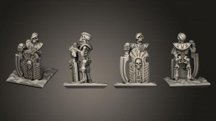 Military figurines (Skeletons Sword 22, STKW_12657) 3D models for cnc