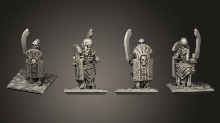 Military figurines (Skeletons Sword 31, STKW_12665) 3D models for cnc