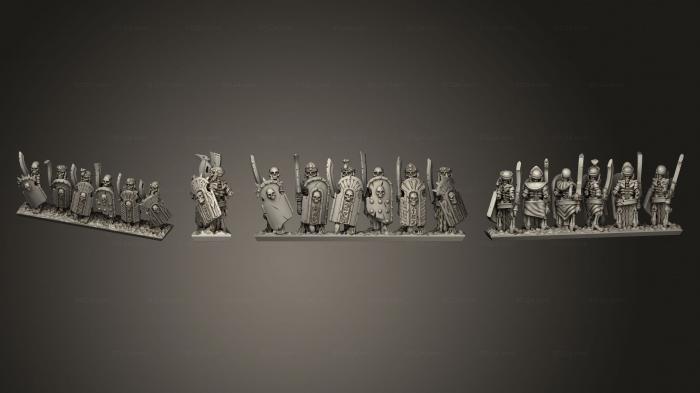Military figurines (Skeletons Sword Stripe 01, STKW_12672) 3D models for cnc