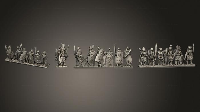Military figurines (Skeletons Sword Stripe 03, STKW_12674) 3D models for cnc