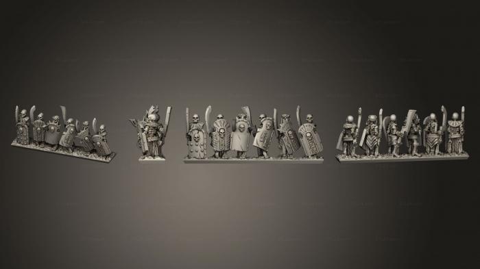 Military figurines (Skeletons Sword Stripe 04, STKW_12675) 3D models for cnc