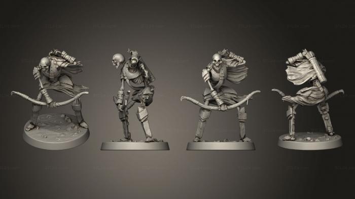 Military figurines (Skelly Soldier 01, STKW_12690) 3D models for cnc