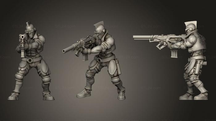 Military figurines (JIMMY BANANA, STKW_1272) 3D models for cnc
