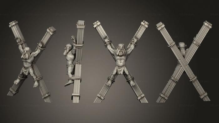 Military figurines (Skinned Dwarf, STKW_12728) 3D models for cnc