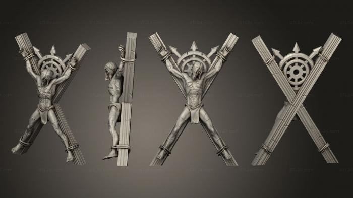 Military figurines (Skinned Elf, STKW_12729) 3D models for cnc