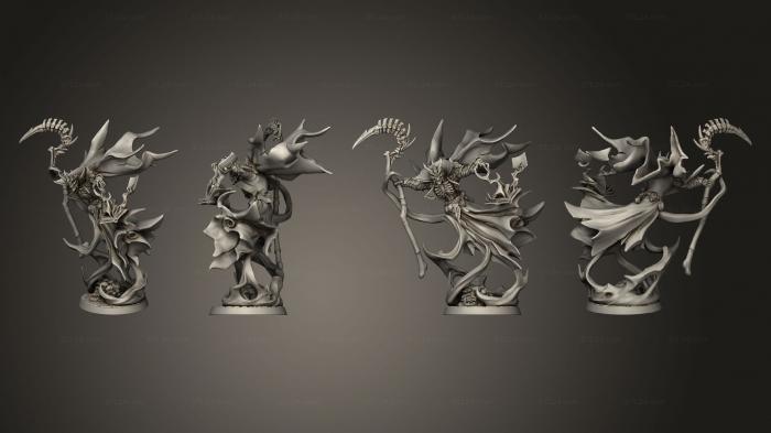 Military figurines (Skulkator the Lich, STKW_12731) 3D models for cnc