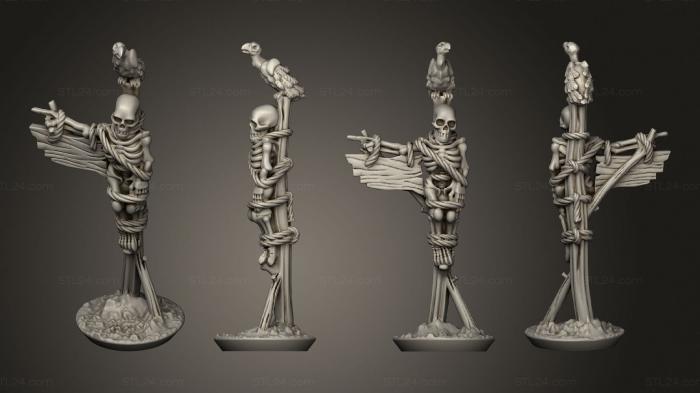 Military figurines (Skull Chukka Standard, STKW_12735) 3D models for cnc