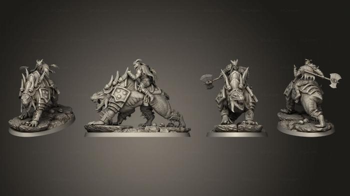 Military figurines (Skulls Rider 1, STKW_12745) 3D models for cnc