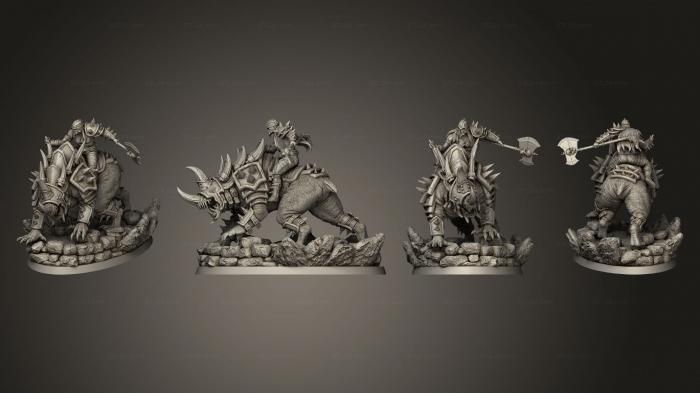 Military figurines (Skulls Rider 3, STKW_12747) 3D models for cnc
