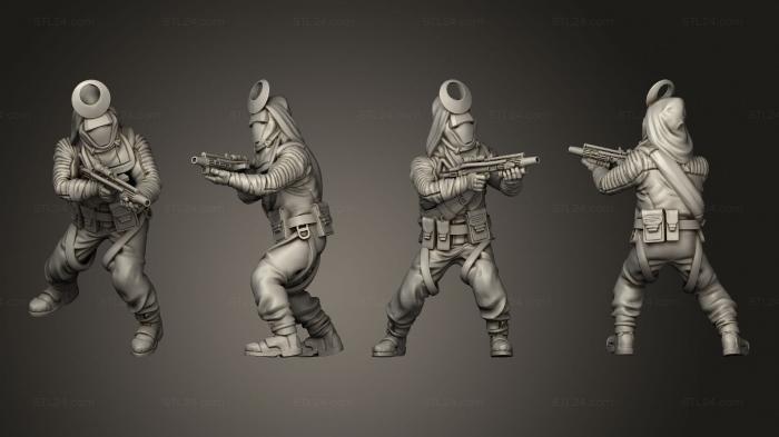 Military figurines (sky ravager 06, STKW_12761) 3D models for cnc