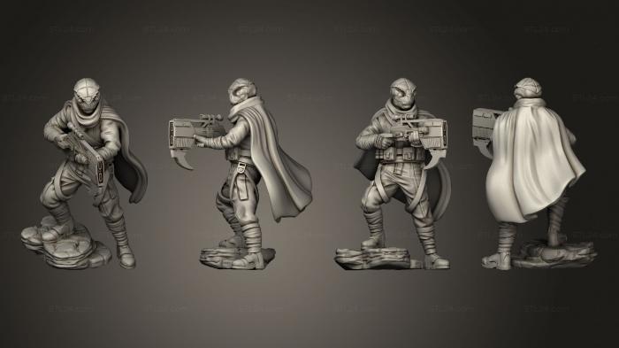 Military figurines (sky ravager 13, STKW_12766) 3D models for cnc