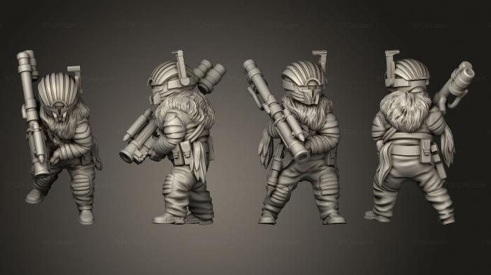 Military figurines (sky ravager 14, STKW_12767) 3D models for cnc