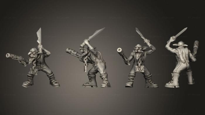 Military figurines (Slave 4, STKW_12784) 3D models for cnc