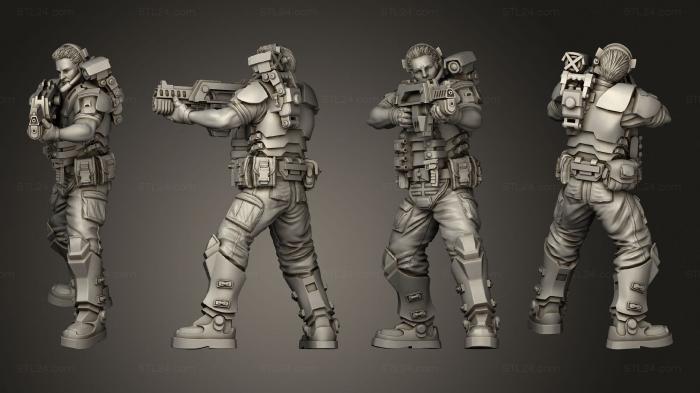 Military figurines (Slavic 2 2, STKW_12787) 3D models for cnc