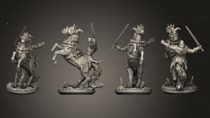 Military figurines (Slavic 2 Todorci Horsemen 03 base, STKW_12792) 3D models for cnc