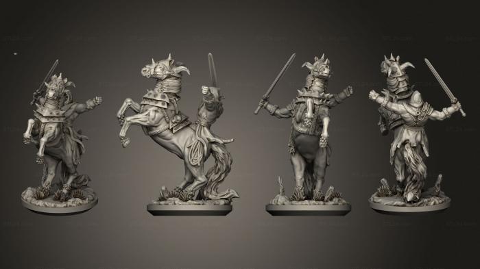 Military figurines (Slavic Todorci Horsemen 03 base, STKW_12796) 3D models for cnc