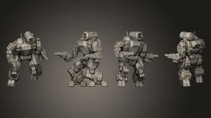 Military figurines (SMN Prime 4, STKW_12828) 3D models for cnc