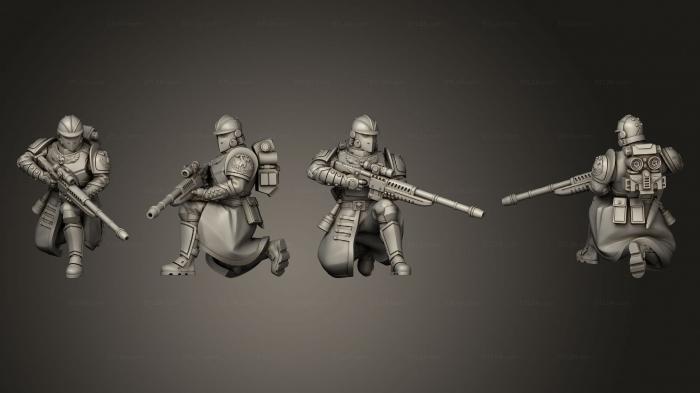 Military figurines (Sniper Rifle ist, STKW_12859) 3D models for cnc