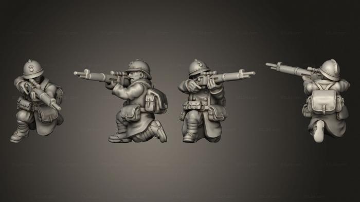 Military figurines (Sniper 03, STKW_12862) 3D models for cnc