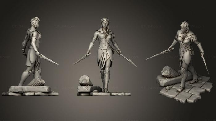 Military figurines (Kassandra M Viewer out, STKW_1287) 3D models for cnc