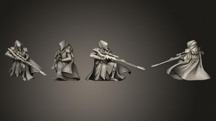 Military figurines (Snipers 04, STKW_12873) 3D models for cnc