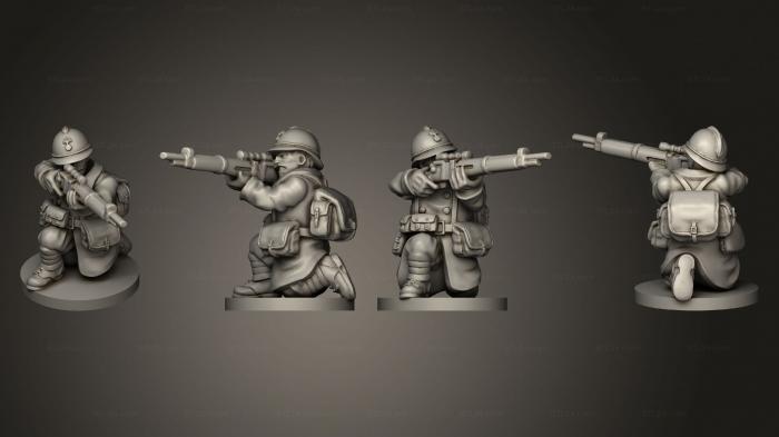 Military figurines (Snipers 06, STKW_12874) 3D models for cnc