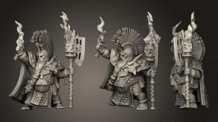 Military figurines (Keeper of Flame, STKW_1289) 3D models for cnc