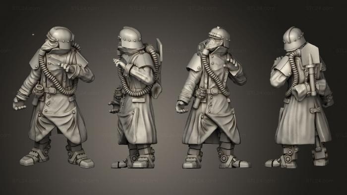 Military figurines (Soldier 10, STKW_12909) 3D models for cnc