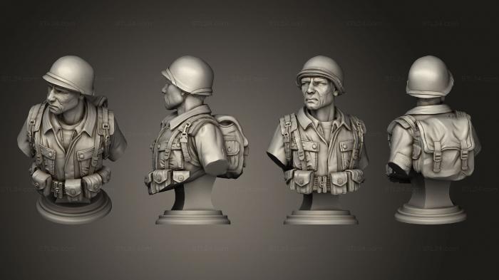Military figurines (Soldier 38, STKW_12933) 3D models for cnc