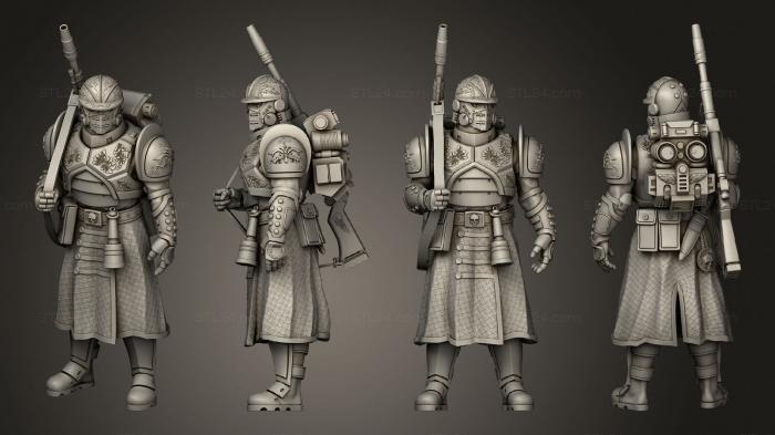 Military figurines (Soldier 42, STKW_12937) 3D models for cnc