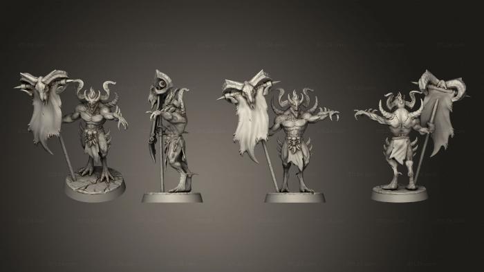 Military figurines (Sons of Baphomet, STKW_12951) 3D models for cnc