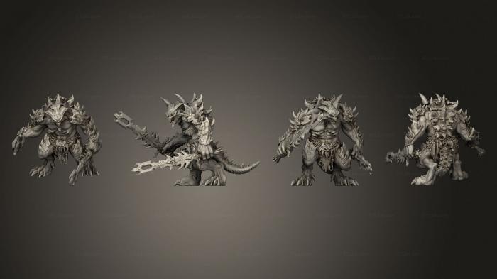 Military figurines (Soul Daemon 1 Swords, STKW_12963) 3D models for cnc
