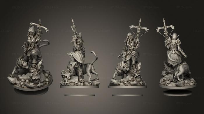 Military figurines (Soul Huntress, STKW_12969) 3D models for cnc
