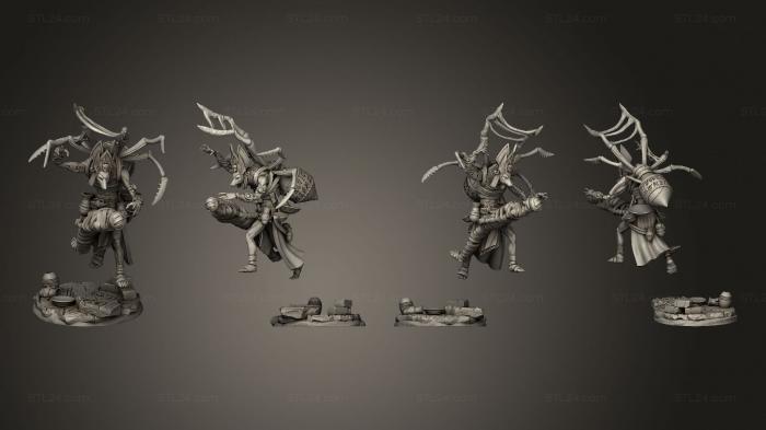 Military figurines (Soulmongers v 3, STKW_12972) 3D models for cnc