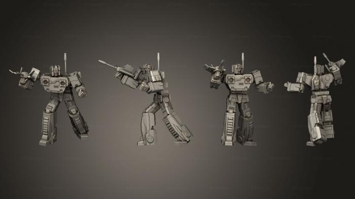 Military figurines (Soundwave 1 frenzy 2, STKW_12974) 3D models for cnc