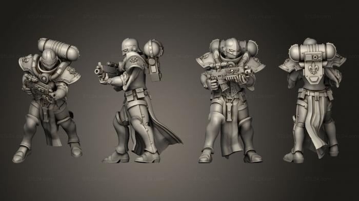 Military figurines (Space Karen Trooper Battle of Sisters 01, STKW_12977) 3D models for cnc