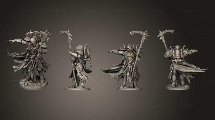 Military figurines (Space Legats Deathbringer, STKW_12980) 3D models for cnc