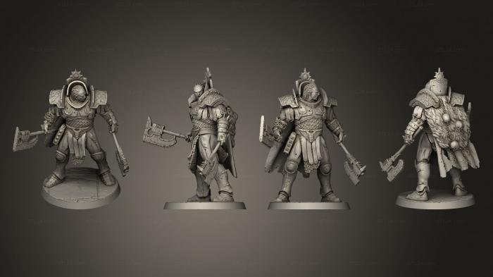 Military figurines (Space Legats Gladiator, STKW_12981) 3D models for cnc